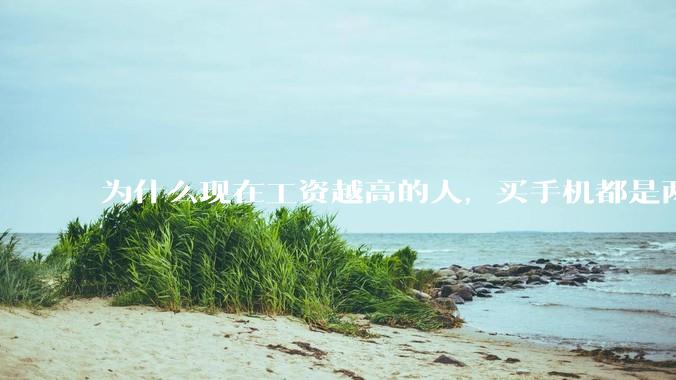 为什么现在工资越高的人，买手机都是两三千块的，反而工资越底的人，要买六七千或八九千的手机？